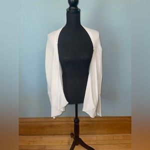 White cardigan